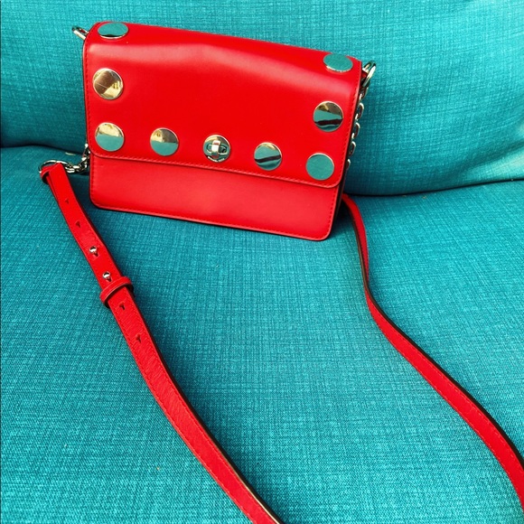 Cherry Red Michael Kors Crossbody Bag - Picture 3 of 8